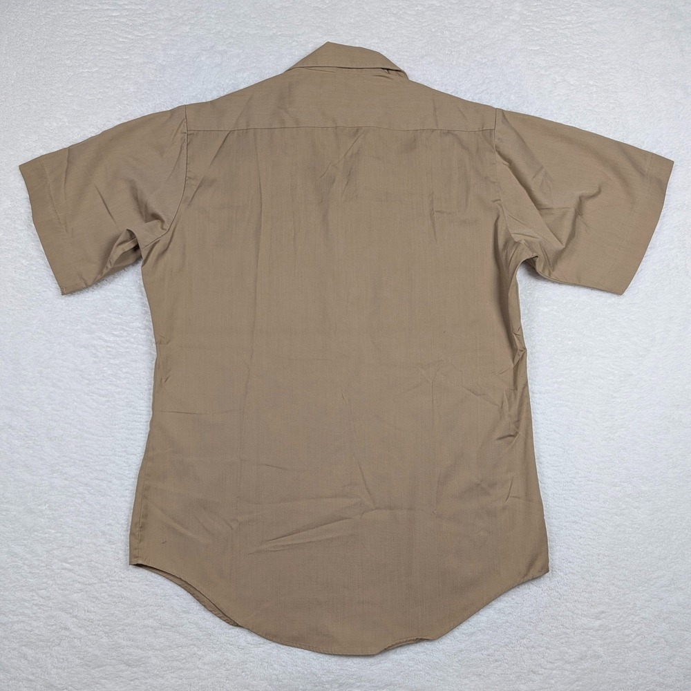 Vintage 60s 70s USMC Shirt Mens M Khaki Miltary BDU Great Northern USA Made - Picture 6 of 8